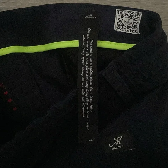 Mason’s Forte Dei Marmi Women’s Navy Blue Cargo Pants - Size 48 (IT) - US 12 - Picture 7 of 12